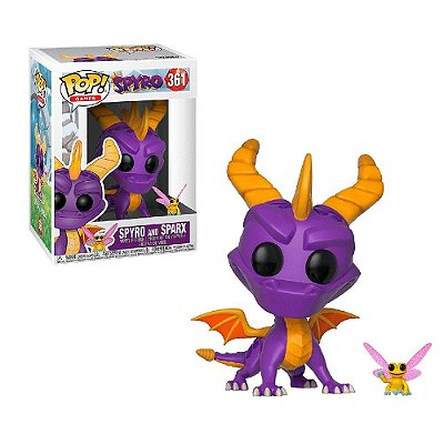 Funko Pop! Spyro the Dragon Spyro and Spark Figura Colecionável Original Lacrada