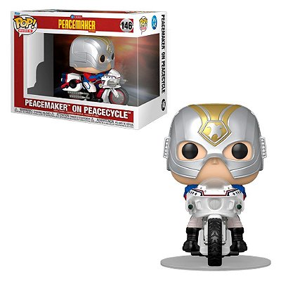 Funko Pop! Peacemaker Peacemaker on Peacecycle Figura Colecionável Original Lacrada
