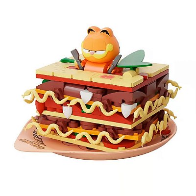 Blocos de Montar Pantasy Garfield Family Movie Lasagna Set 86807 Original Lacrado Colecionável