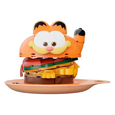 Blocos de Montar Pantasy Garfield Family Hamburger Set 86805 Original Lacrado Colecionável