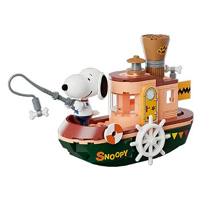 Blocos de Montar Pantasy Peanuts Steam Boat Set 86907 Original Lacrado Colecionável