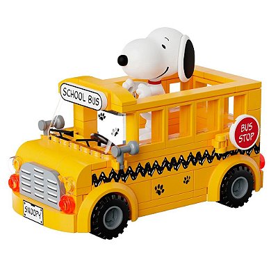 Blocos de Montar Pantasy Peanuts School Bus Set 86906 Original Lacrado Colecionável