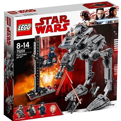 Blocos de Montar Lego Star Wars First Order At-st Set 75201 Original Lacrado Colecionável