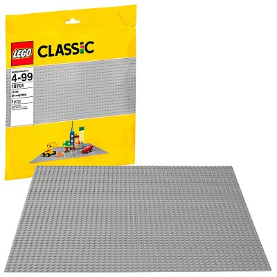 Blocos de Montar Lego Classic Base Gray Baseplate Set 10701 Original Lacrado Colecionável