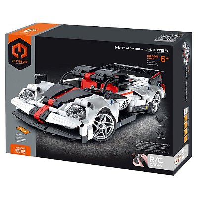 Blocos de Montar iM.Master Car White & Black Rc 476 Peças Original Lacrado Colecionável