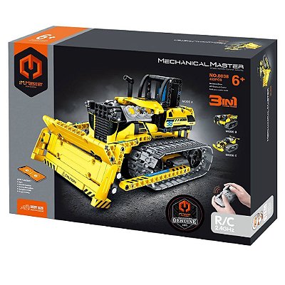Blocos de Montar iM.Master Robot Bulldozer Rc 452 Peças Original Lacrado Colecionável