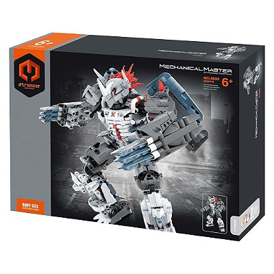 Blocos de Montar iM.Master Mecha Warrior White 965 Peças Original Lacrado Colecionável