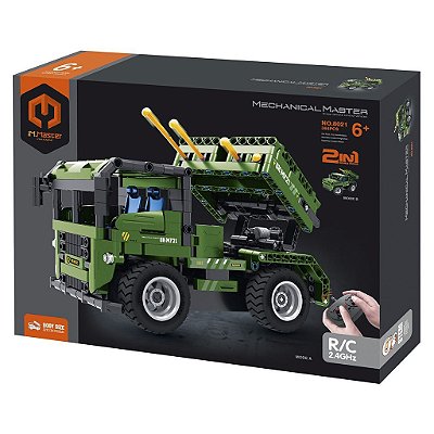 Blocos de Montar iM.Master Pull Back Bomber Truck Gun Rc 364 Peças Original Lacrado Colecionável