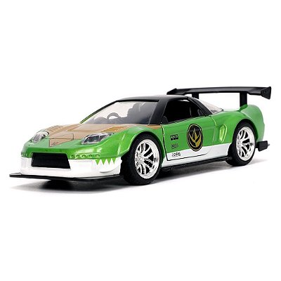Miniatura Jada Toys HWR Honda 2002 Green Ranger 2002 Escala 1:32 Diecast Original Colecionável