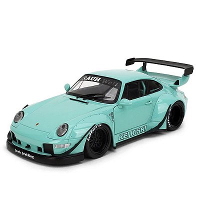 Miniatura Jada Toys Pink Slips W5 Porsche RWB Kei Sishi Escala 1:18 Diecast Original Colecionável