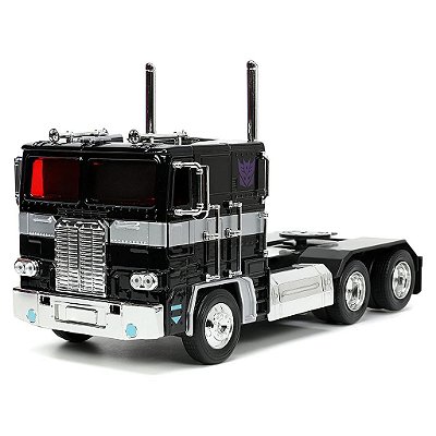 Miniatura Jada Toys Big Rig Transformers Nemesis Optimus Prime Escala 1:24 Diecast Metal Original