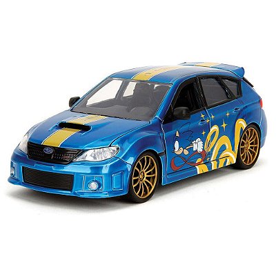 Miniatura Jada Toys Hollywood Rides Subaru 2012 Impreza WRX Sonic the Hedgehog Diecast Original