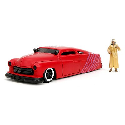 Miniatura Jada Toys Hollywood Rides Mercury 1951 com Creep Figure Escala 1:24 Diecast Metal Original