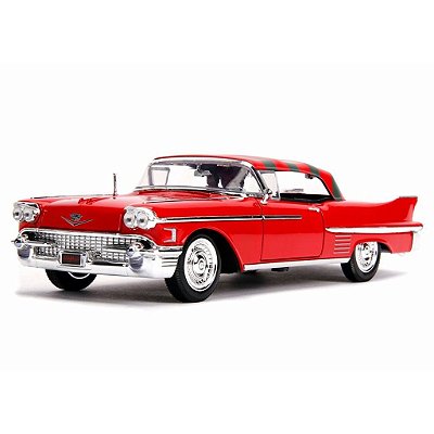 Miniatura Jada Toys Hollywood Rides Cadillac 1958 Series Freddy Krueger Diecast Metal Original