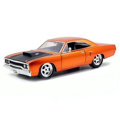 Miniatura Jada Toys Fast & Furious Dom's Dodge Plymouth Road Runner Escala 1:24 Diecast Original