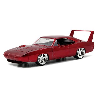 Miniatura Jada Toys Fast & Furious Dom's Dodge Charger Daytona Escala 1:24 Diecast Metal Original