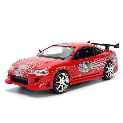 Miniatura Jada Toys Fast & Furious Brian's Mitsubishi Eclipse Dom's Mazda Deco Diecast Original
