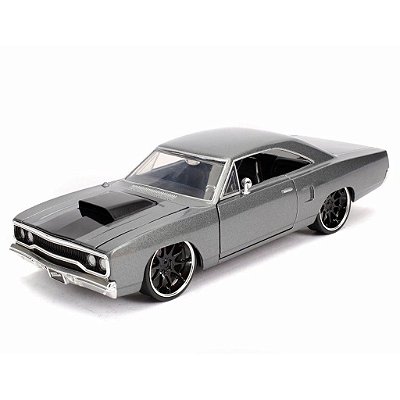 Miniatura Jada Toys Fast & Furious Dom's Plymouth Road Runner Escala 1:24 Diecast Metal Original