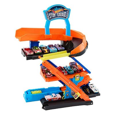 Miniatura Hot Wheels City Transforming Stunt Garage JHL94 Diecast Original Colecionável