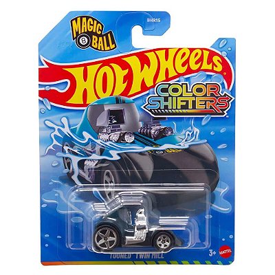 Miniatura Hot Wheels Color Shifter Tooned Twin Mill JKP22 Escala 1:64 Diecast Original Colecionável