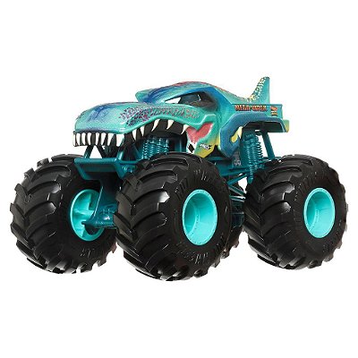 Miniatura Hot Wheels Monster Trucks Oversized Mega W Rex JMT13 Escala 1:24 Diecast Metal Original