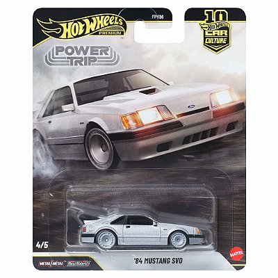 Miniatura Hot Wheels Premium Culture Legends 84 Mustang Svo JKF31 Diecast Original Colecionável