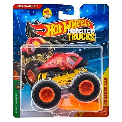 Miniatura Hot Wheels Monster Truck Piran-ahhhh JHY46 Diecast Original Colecionável