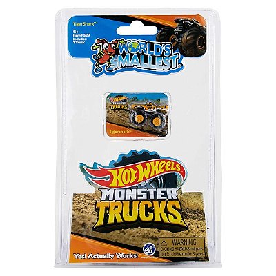 Miniatura Hot Wheels Monster Truck Tigershark Diecast Metal Original Colecionável Autêntica Premium