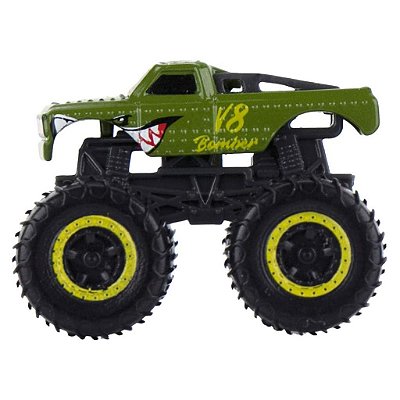 Miniatura Hot Wheels Monster Truck V8 Bomber Diecast Metal Original Colecionável Autêntica Premium