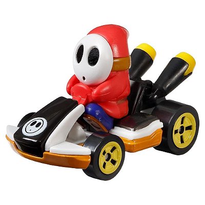 Miniatura Hot Wheels Mario Kart Shy Guy Diecast Metal Original Colecionável Autêntica Premium