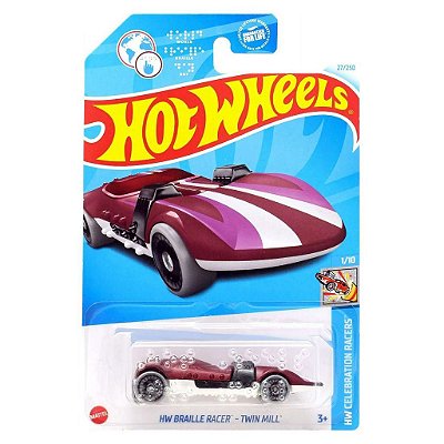 Miniatura Hot Wheels HW Braille Racer Twin Mill L HRY95 Diecast Original Colecionável