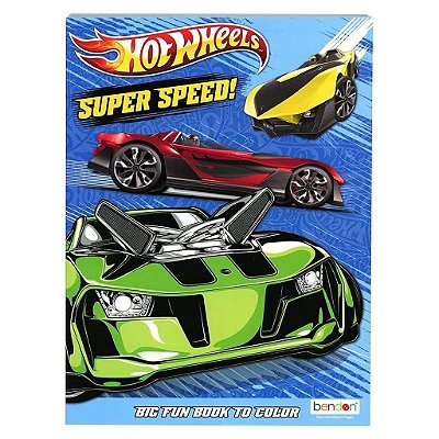 Miniatura Hot Wheels Libro Coloring Book Diecast Metal Original Colecionável Autêntica Premium