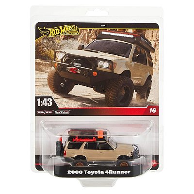 Miniatura Hot Wheels Premium Real Riders 2000 Toyota 4runner Escala 1:43 Diecast Metal Original