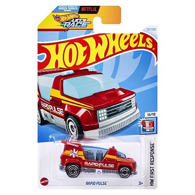 Miniatura Hot Wheels Rapid Pulse HTD71 Diecast Metal Original Colecionável Autêntica Premium