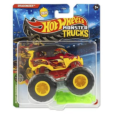 Miniatura Hot Wheels Monster Truck Dragonizer JCD69 Diecast Original Colecionável