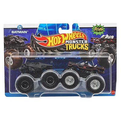 Miniatura Hot Wheels Monster Truck Batman JCC80 Diecast de Metal Original Lacrada Colecionável Autê