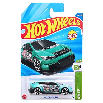 Miniatura Hot Wheels Custom Mia EV6 HYX63 Diecast Metal Original Colecionável Autêntica Premium
