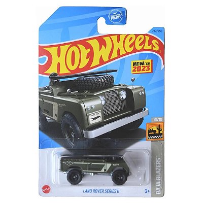 Miniatura Hot Wheels Land Rover Serie Ii HTC32 Diecast Metal Original Colecionável Autêntica Premium