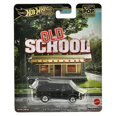 Miniatura Hot Wheels Premium Dodge Ram Van 1979 Diecast de Metal Original Lacrada Colecionável Autê