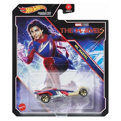 Miniatura Hot Wheels Blockbuster Character Ms Marvel Diecast Original Colecionável