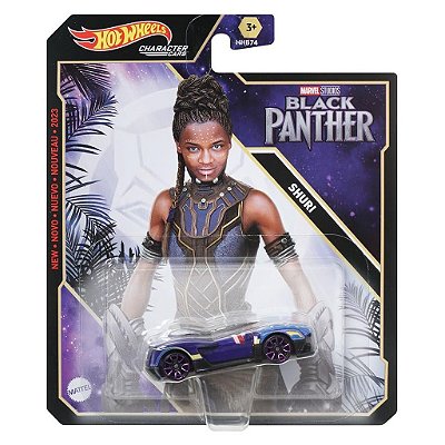 Miniatura Hot Wheels Blockbuster Character Shuri Diecast de Metal Original Lacrada Colecionável Aut