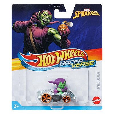 Miniatura Hot Wheels Racerverse Green Goblin Diecast Metal Original Colecionável Autêntica Premium
