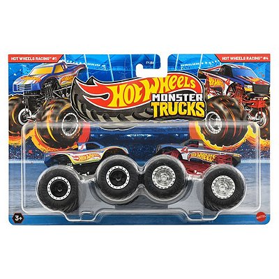 Miniatura Hot Wheels Monster Racing 1 Gracing 4 JCC83 Diecast Original Colecionável