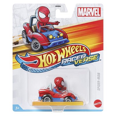 Miniatura Hot Wheels Racerverse Spider Man In Buggy Diecast Original Colecionável