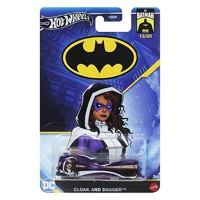 Miniatura Hot Wheels Batman Themed Cloak and Dagger Diecast Original Colecionável