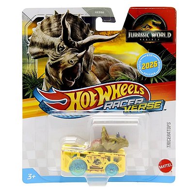 Miniatura Hot Wheels Racerverse Triceratops Diecast Metal Original Colecionável Autêntica Premium
