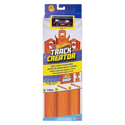 Miniatura Hot Wheels Set Pista Build Track Starter Pack Diecast Original Colecionável
