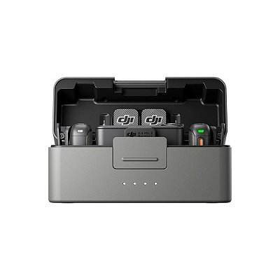 Microfone Sem Fio DJI Mic 3 (2 TX + 1 RX + com Case de Carga) Original Lacrado — Produto Oficial DJI