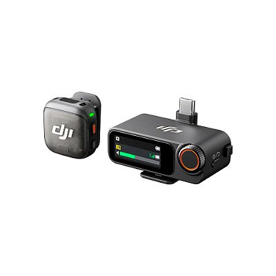Microfone Sem Fio DJI Mic 3 (1 TX + 1 RX) Original Lacrado — Produto Oficial DJI