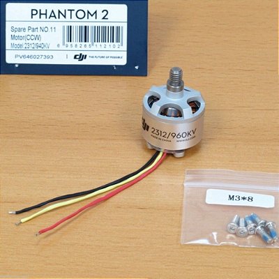 Motor para DJI Phantom Vision — Peça de Reposição Original DJI Autêntica (Part 11) de Alta Qualidade